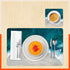 Polypropylene Table Mats & Coasters for Dining Table at Home (Emerald Sea - Set of 6)